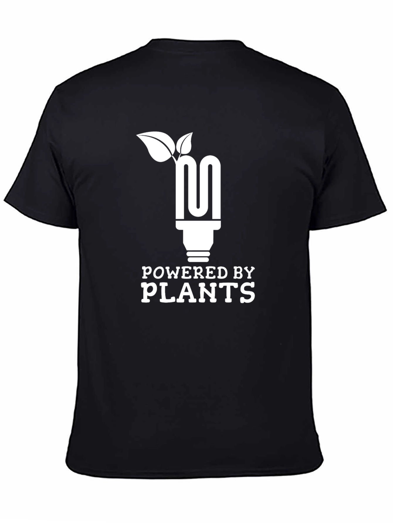 Powered by Plants Graphic Tee - Eco-Friendly T-Shirt