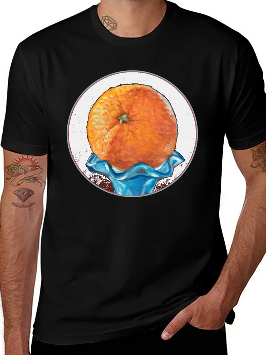 Orange Fruit Graphic Tee - Unique Design