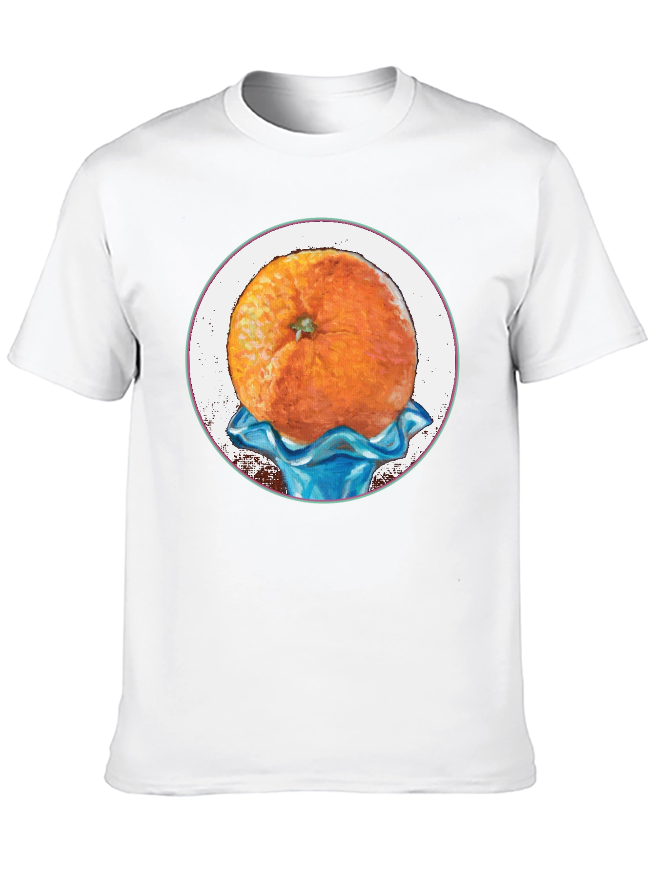 Orange Fruit Graphic Tee - Unique Design