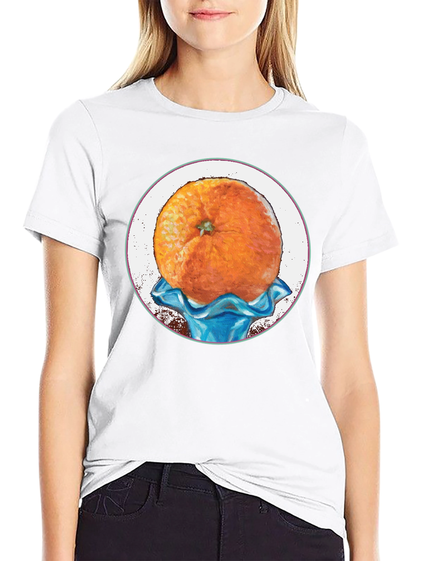 Orange Fruit Graphic Tee - Unique Design