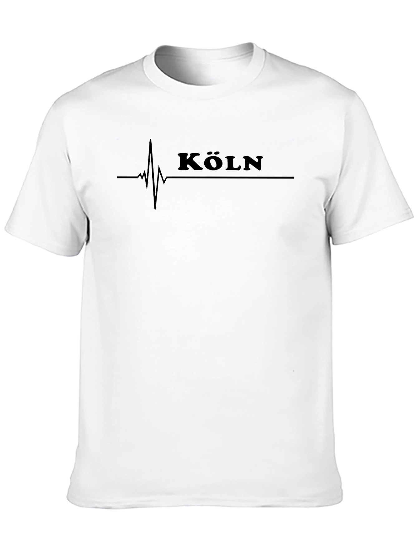 Köln Heartbeat T-Shirt - Black Graphic Tee