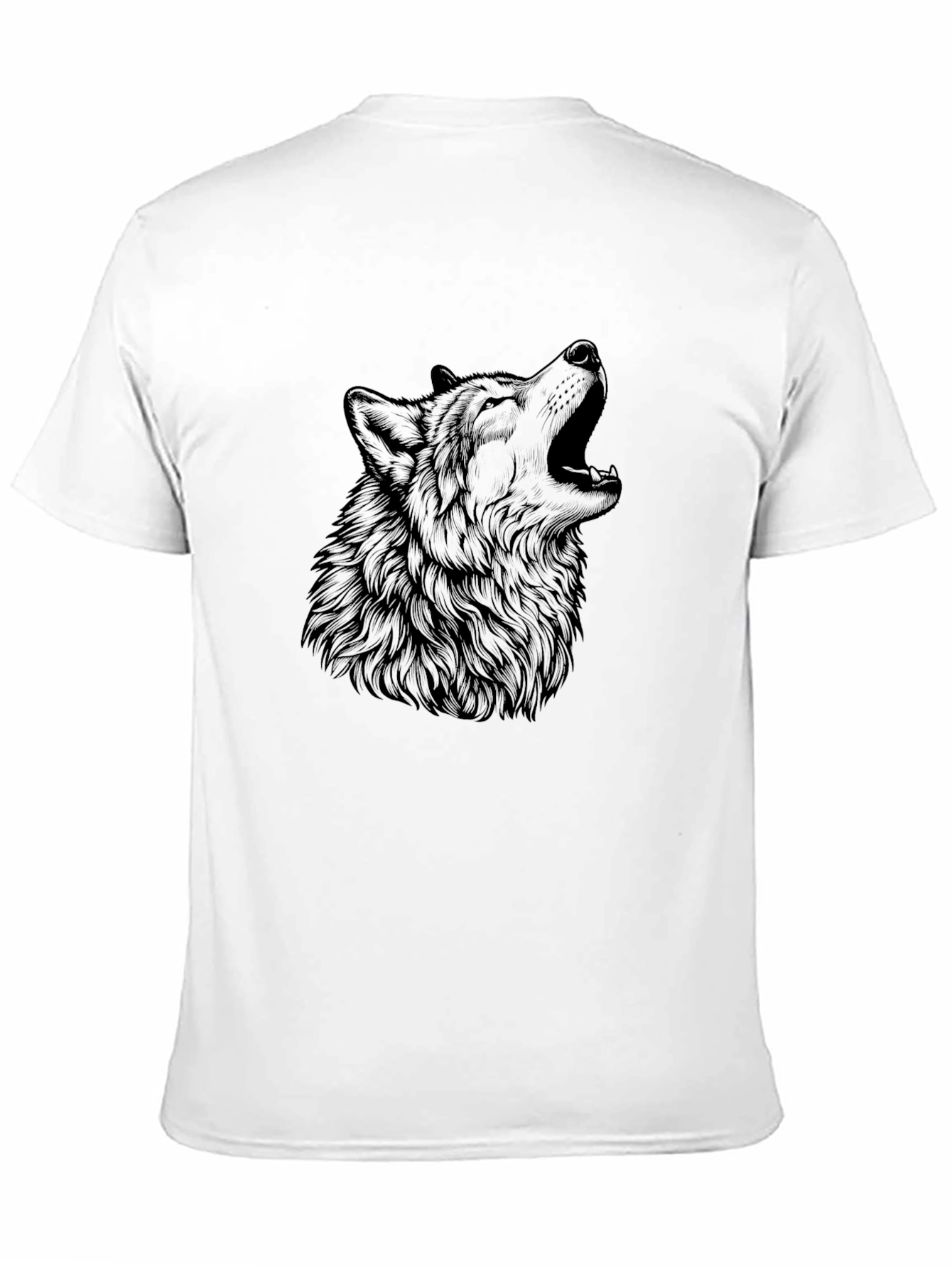 Black Wolf Graphic Tee - Mens Short Sleeve
