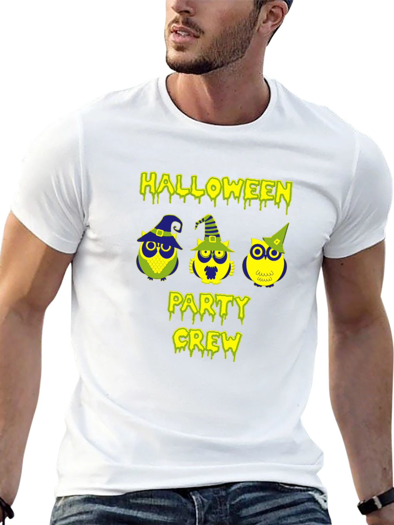 Halloween Party Crew Owl T-Shirt