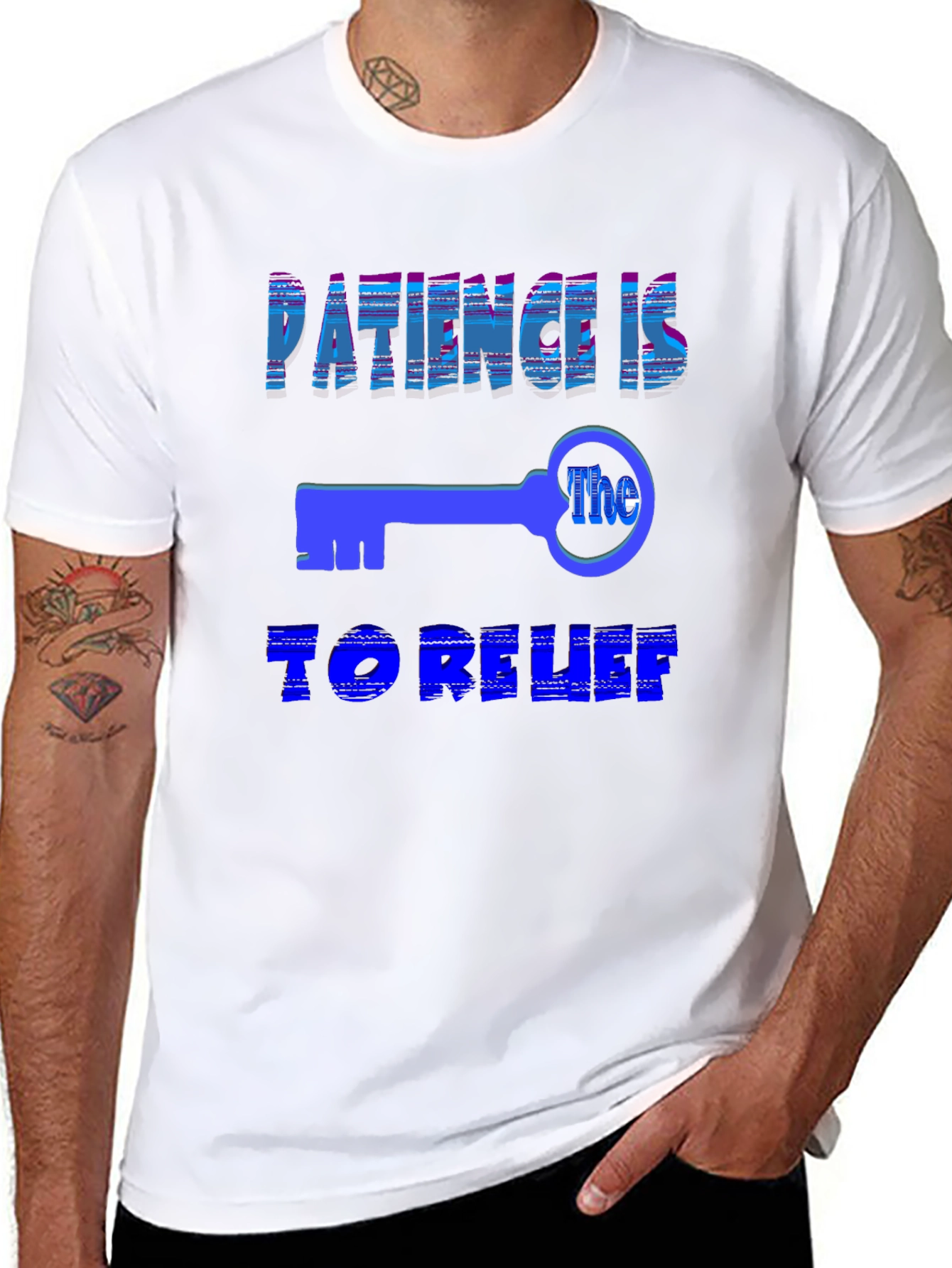 Patience Is The Key T-Shirt - Relaxed Fit