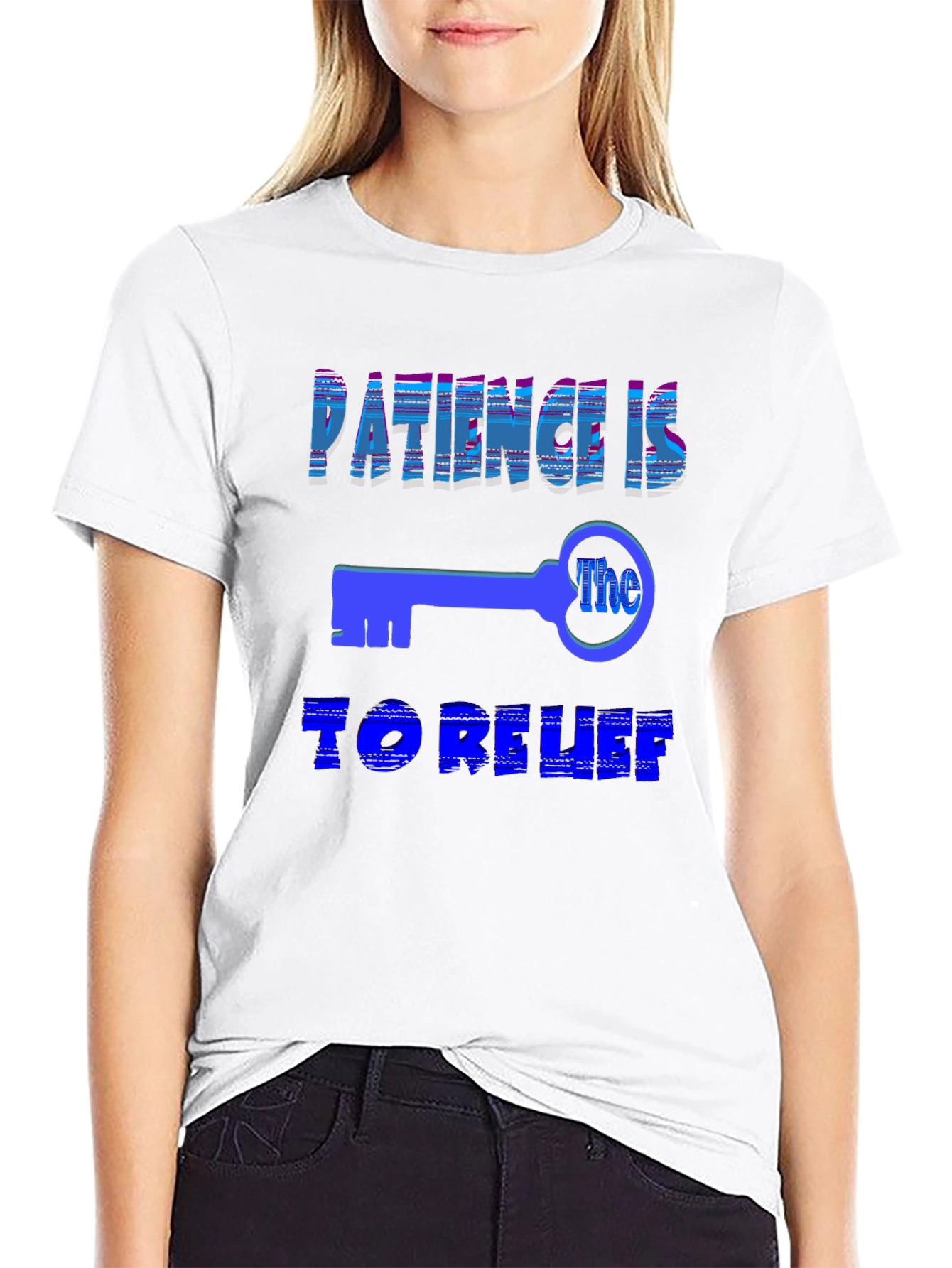 Patience Is The Key T-Shirt - Relaxed Fit