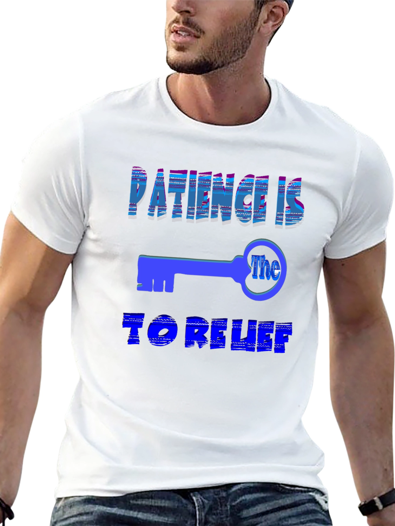Patience Is The Key T-Shirt - Relaxed Fit
