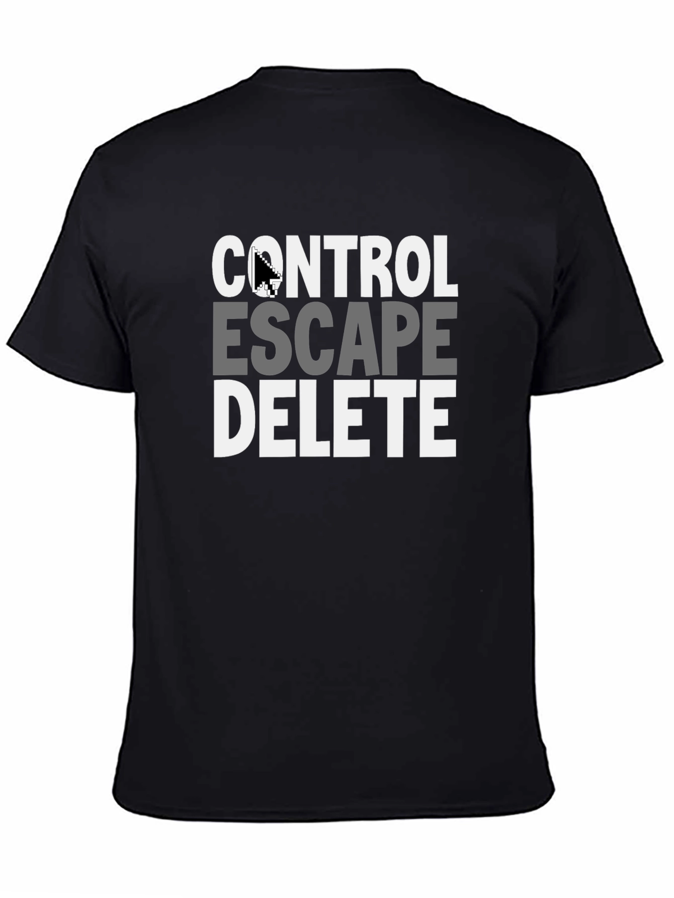 Control Escape Delete Graphic Tee - Gamer T-Shirt