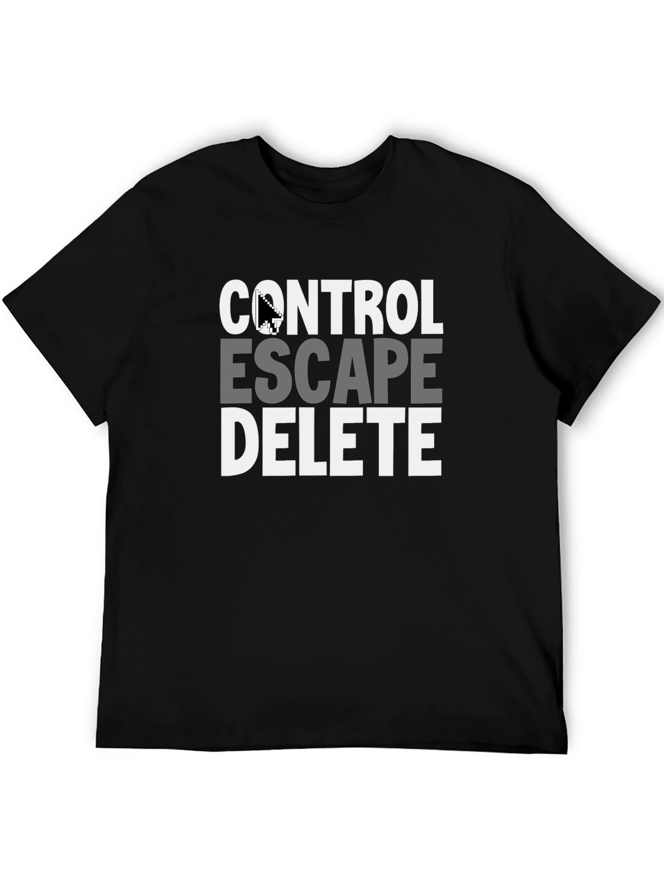 Control Escape Delete Graphic Tee - Gamer T-Shirt