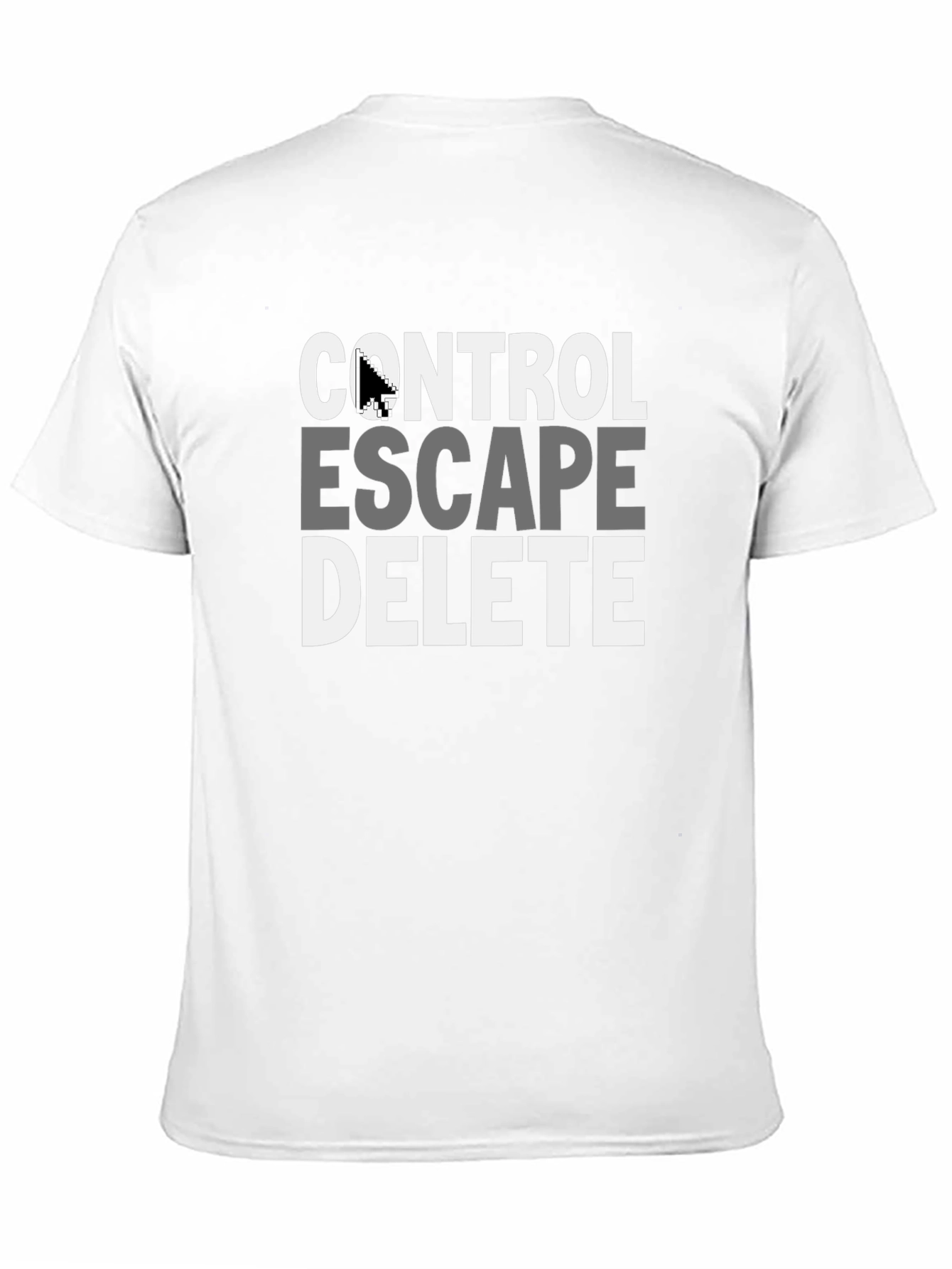 Control Escape Delete Graphic Tee - Gamer T-Shirt