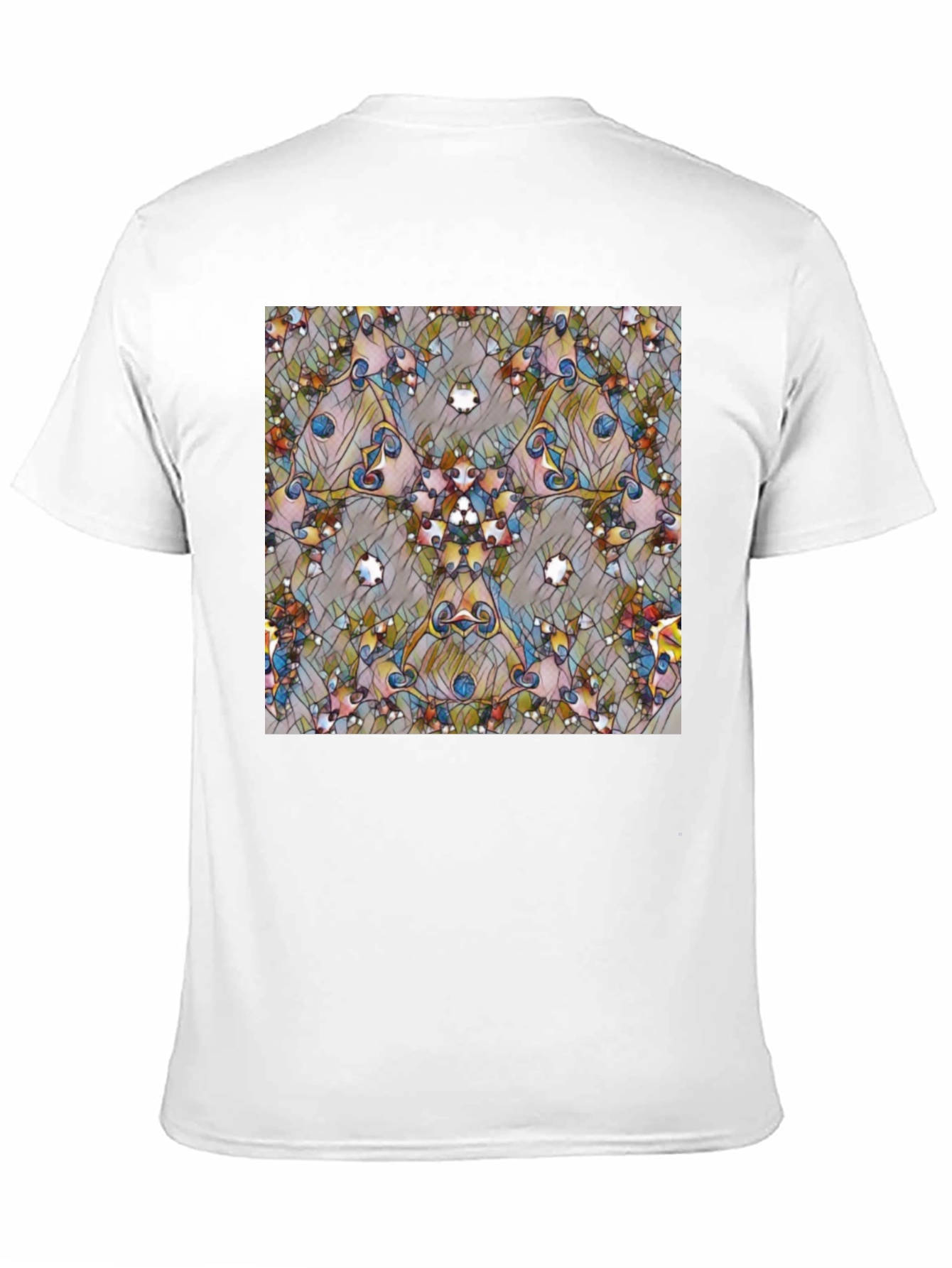 Kaleidoscope Art Black T-Shirt