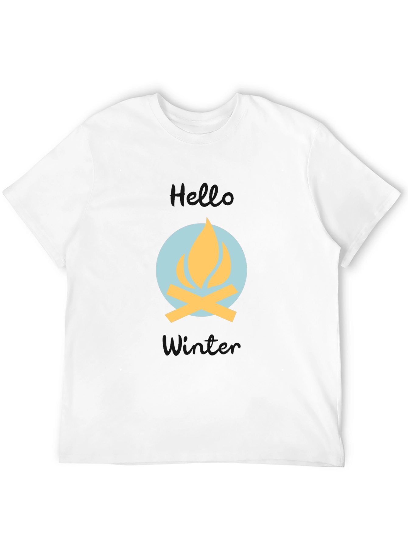 Campfire Graphic Tee - Cozy Winter Vibes