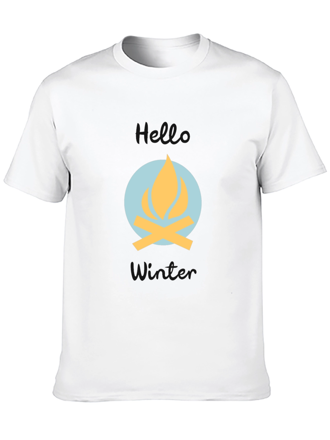 Campfire Graphic Tee - Cozy Winter Vibes