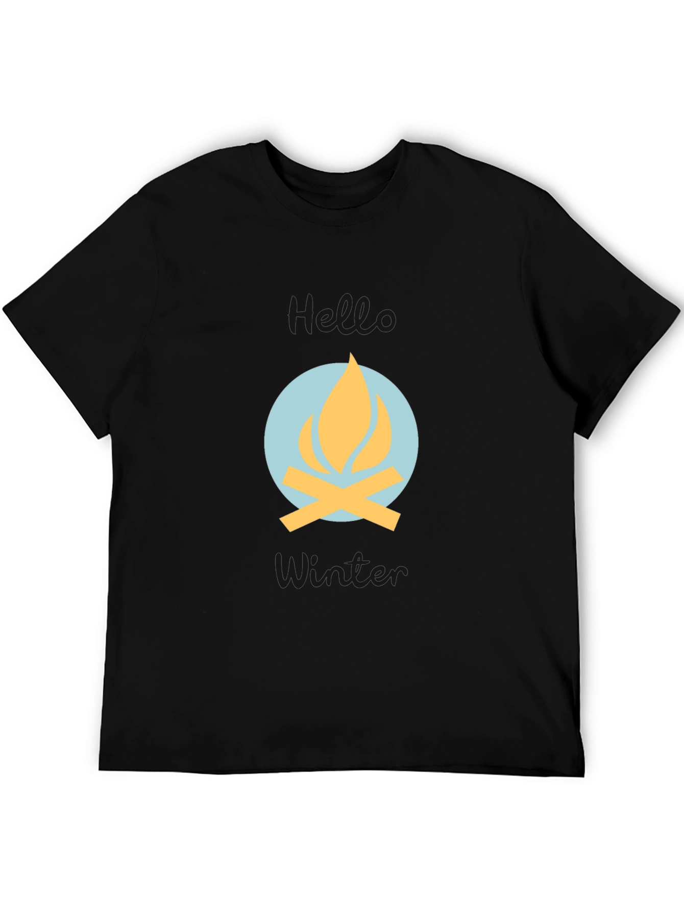 Campfire Graphic Tee - Cozy Winter Vibes