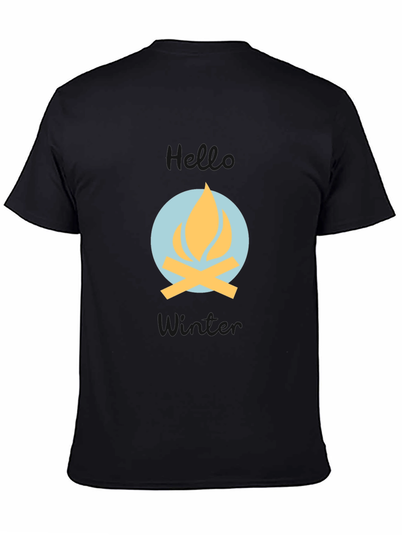 Campfire Graphic Tee - Cozy Winter Vibes