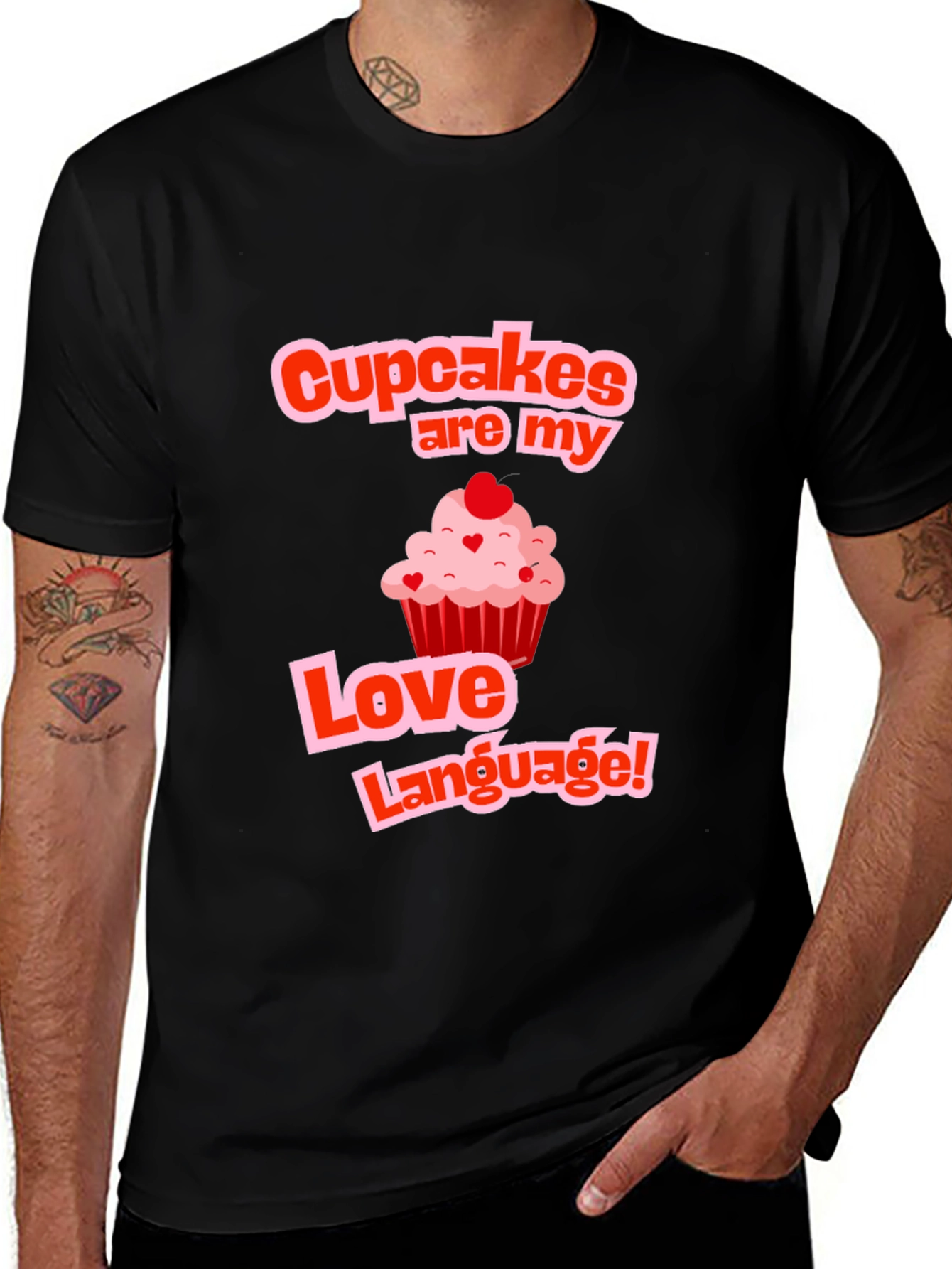 Cupcakes Are My Love Language T-Shirt