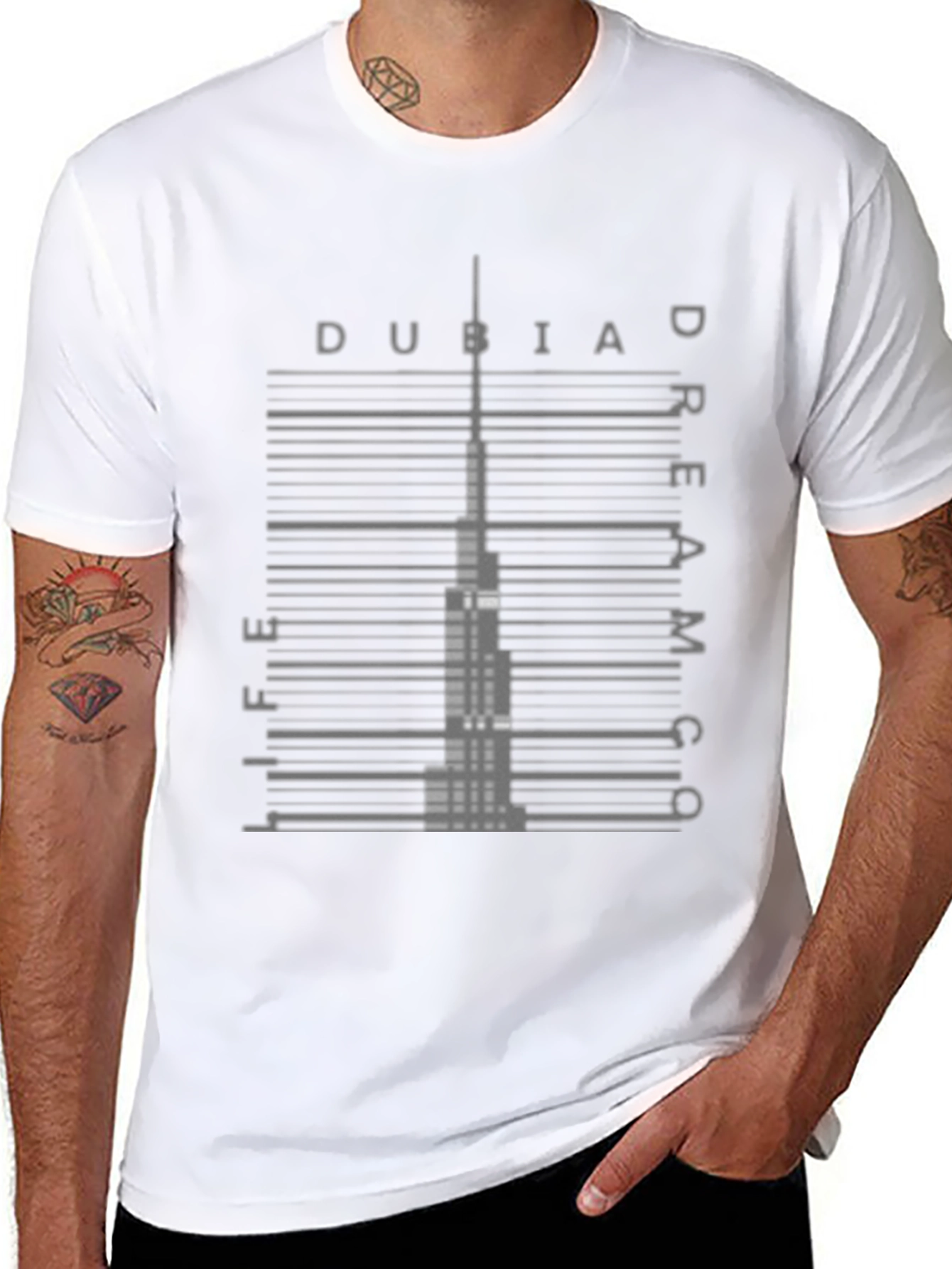 Dubai Dream Co. T-Shirt - Black Graphic Tee