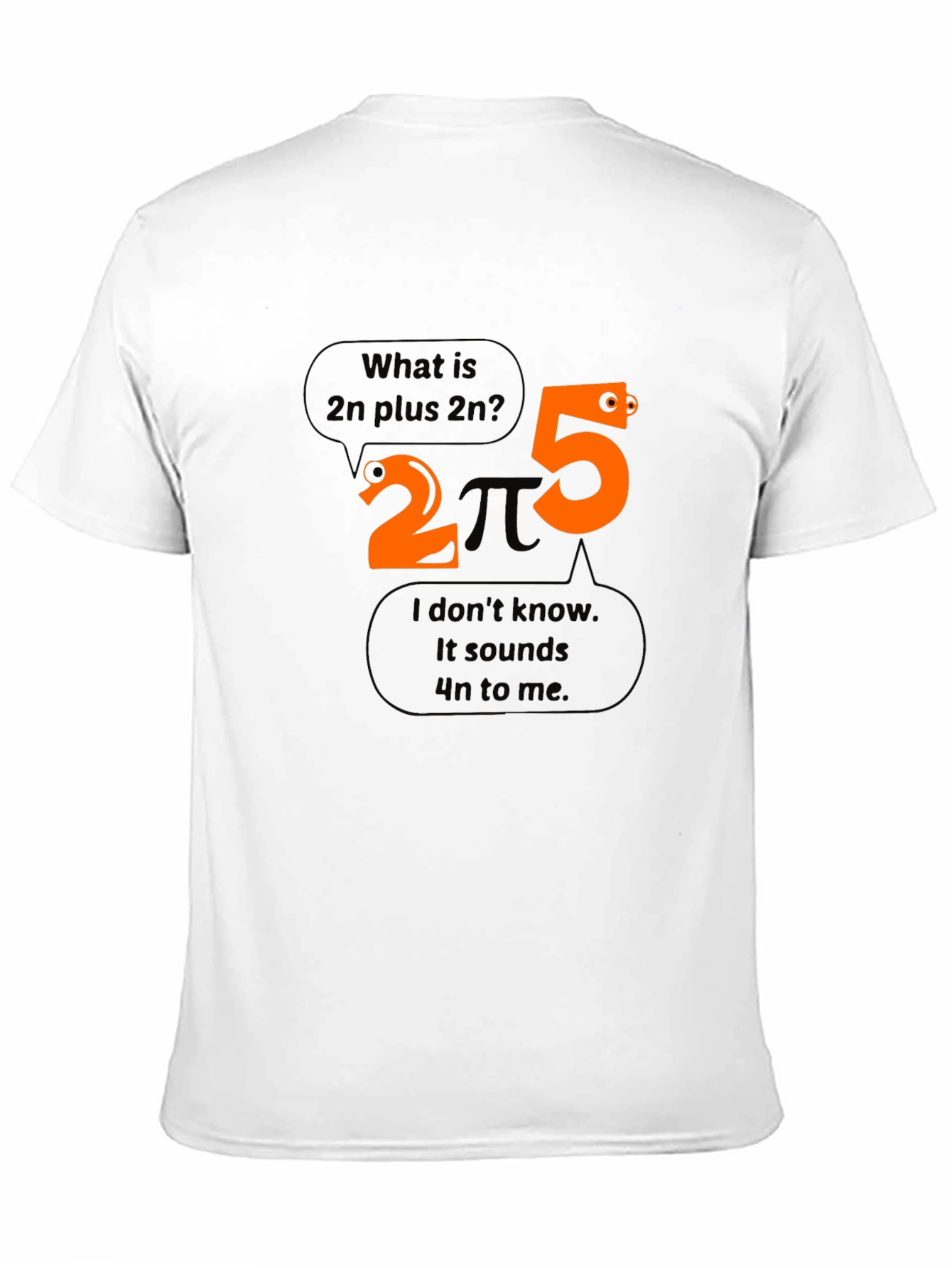 Funny Math T-Shirt: 2n Plus 2n