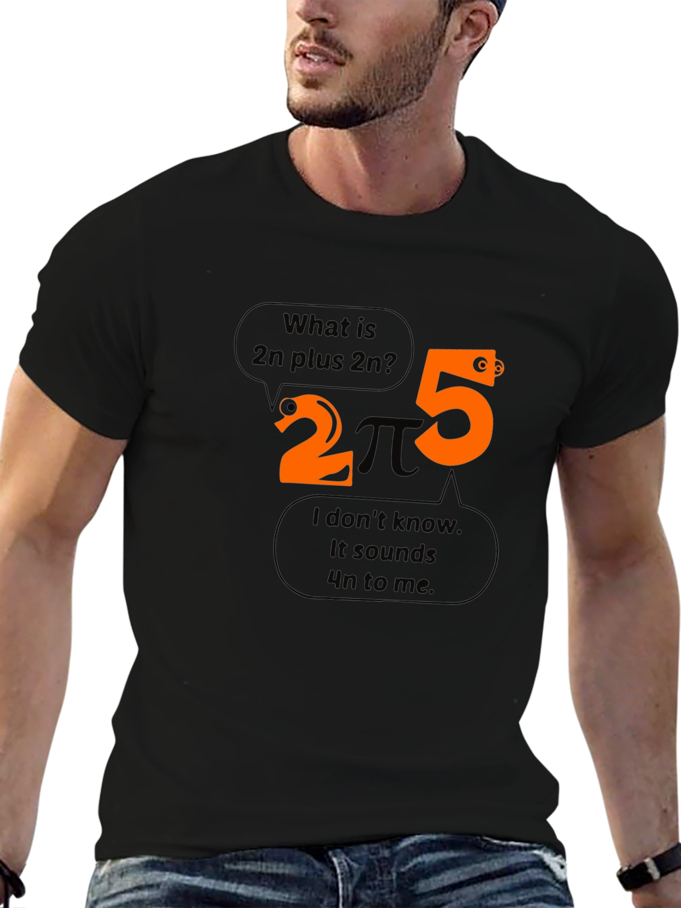 Funny Math T-Shirt: 2n Plus 2n