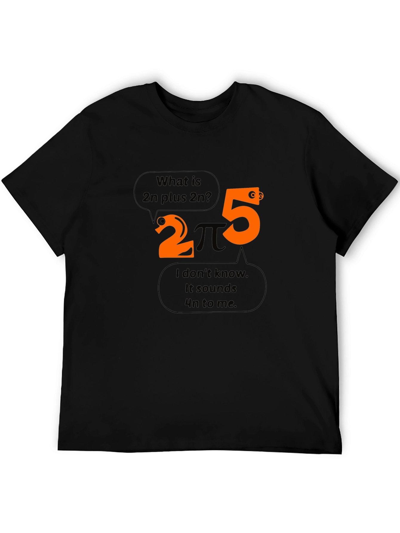 Funny Math T-Shirt: 2n Plus 2n