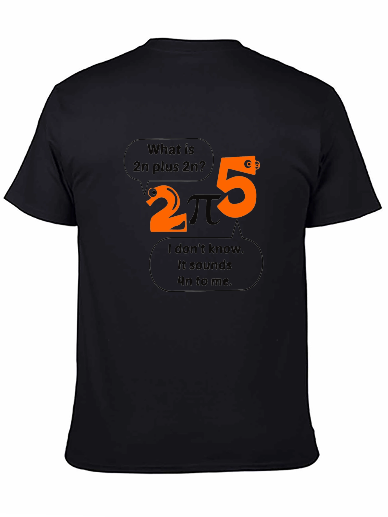 Funny Math T-Shirt: 2n Plus 2n