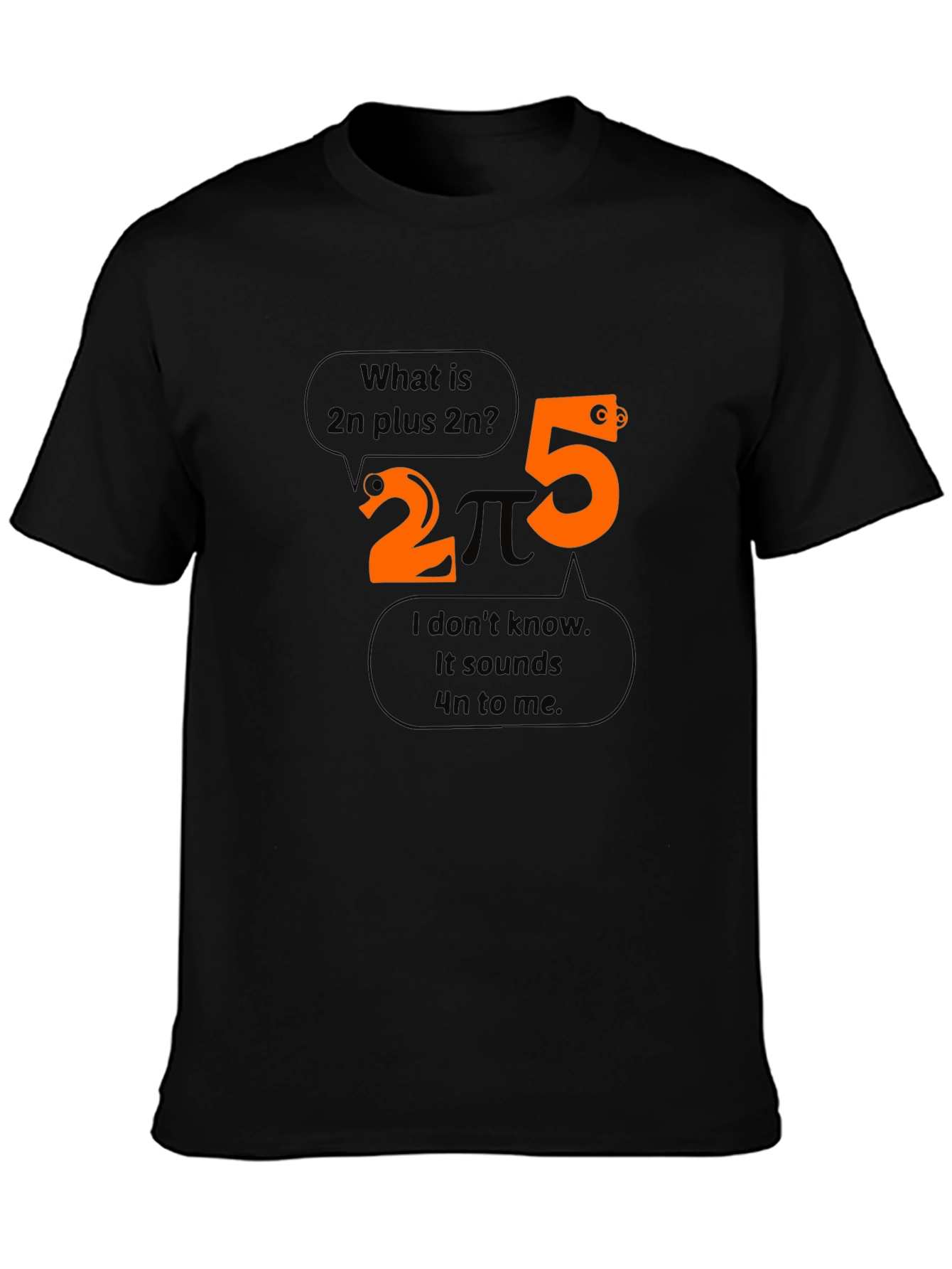 Funny Math T-Shirt: 2n Plus 2n