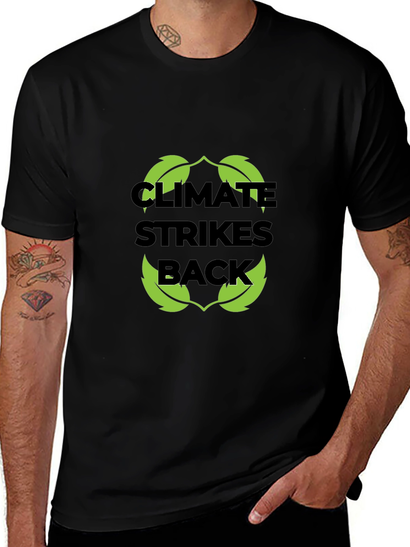 Climate Strikes Back T-Shirt - Eco-Friendly Design