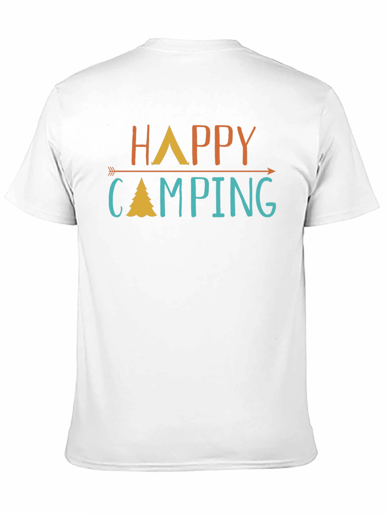 Happy Camping Graphic Tee - Adventure Awaits!