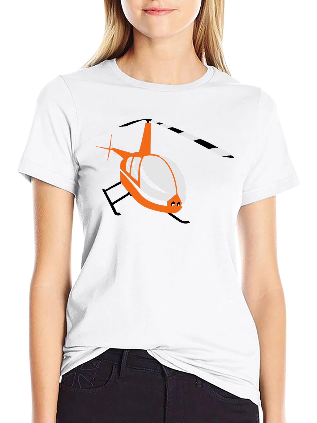 Black Helicopter Graphic Tee