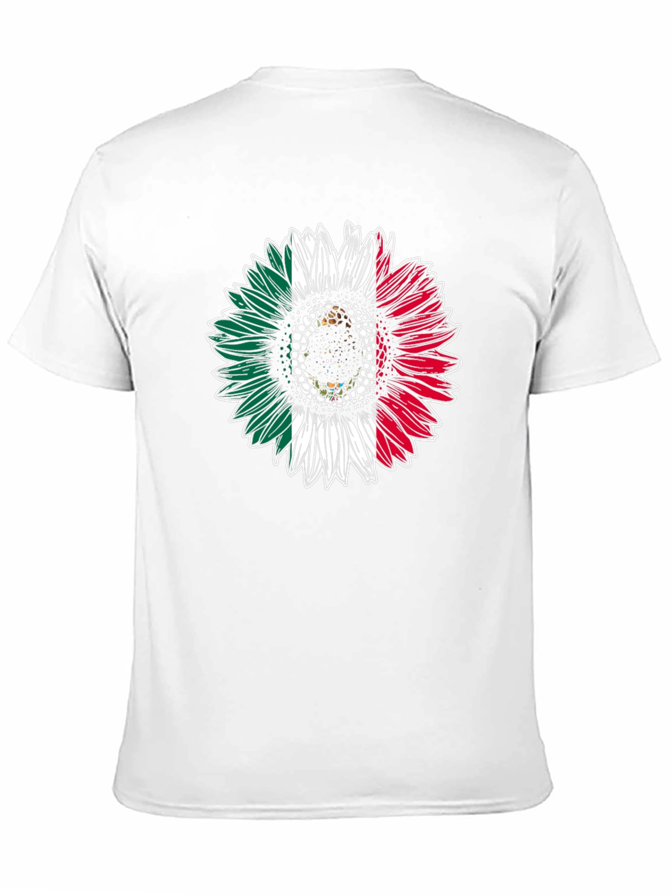 Mexican Flag Sunflower T-Shirt