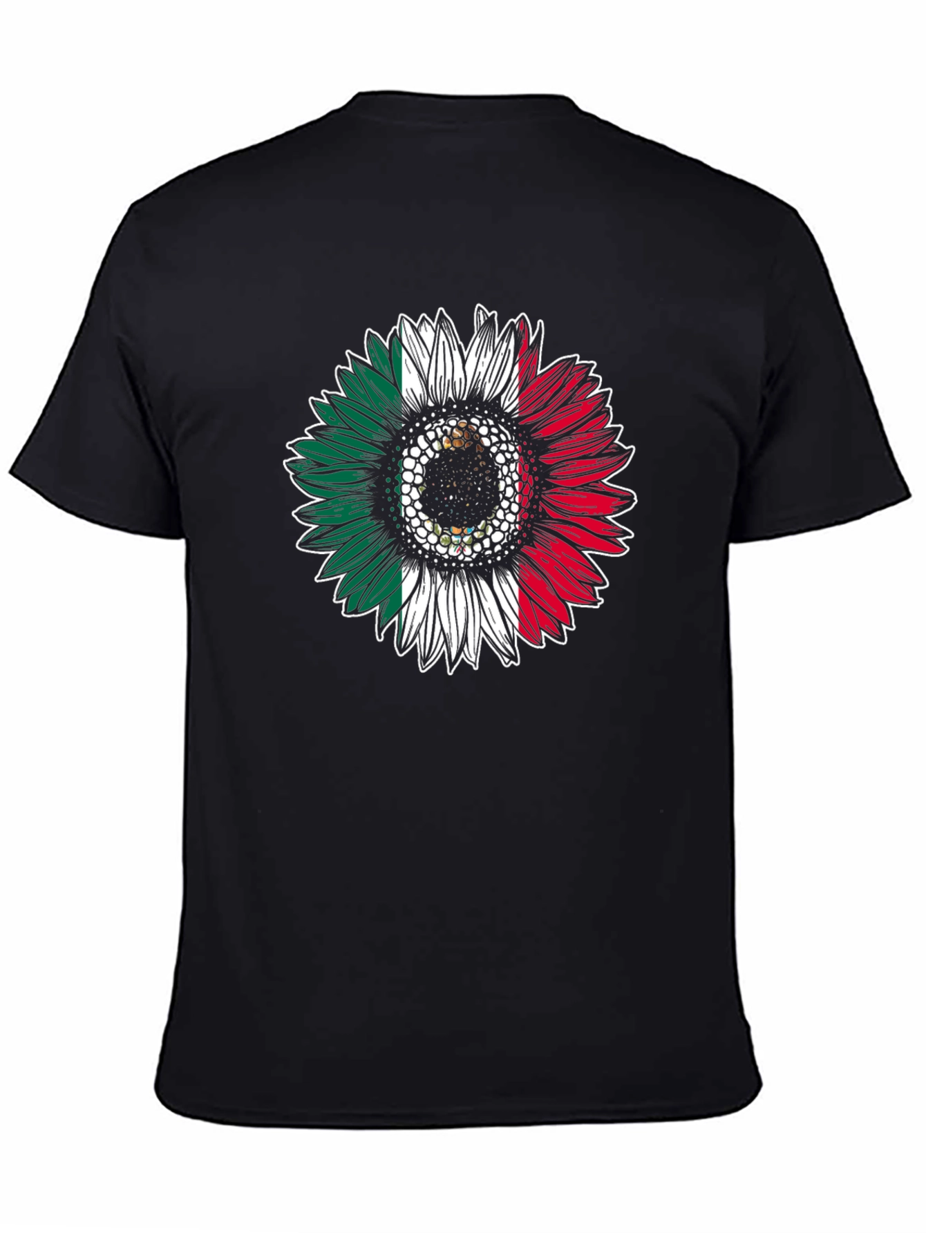 Mexican Flag Sunflower T-Shirt