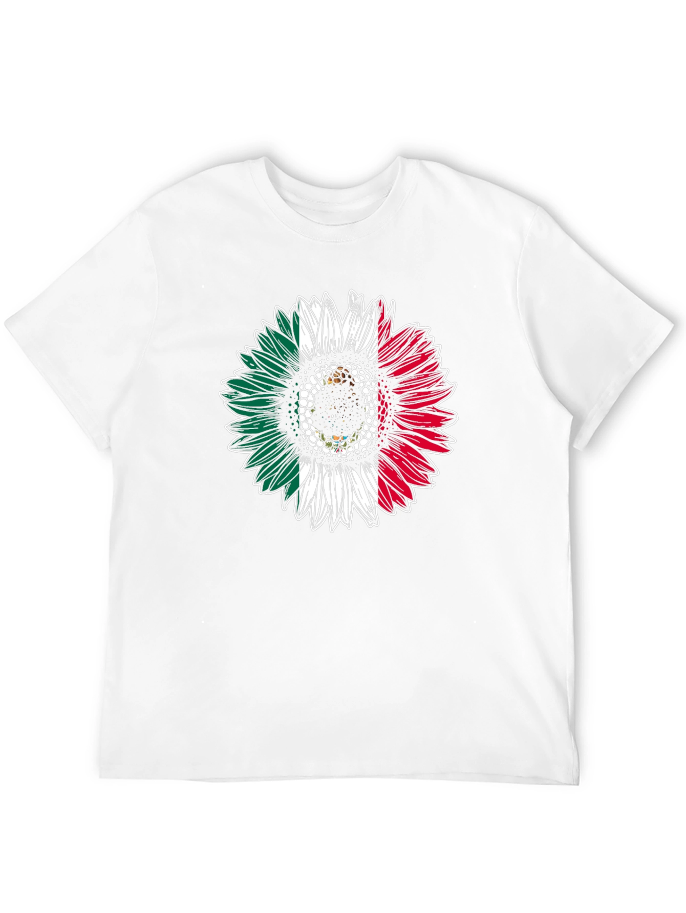Mexican Flag Sunflower T-Shirt