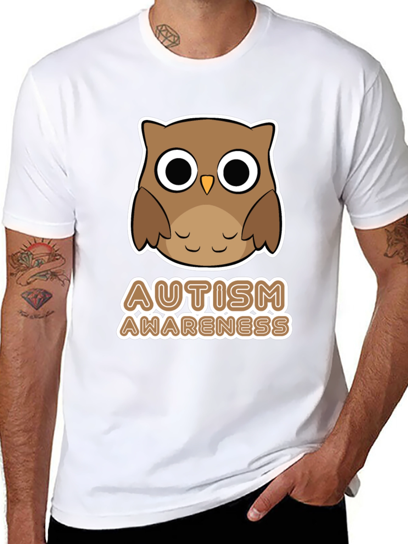 Autism Awareness Owl T-Shirt