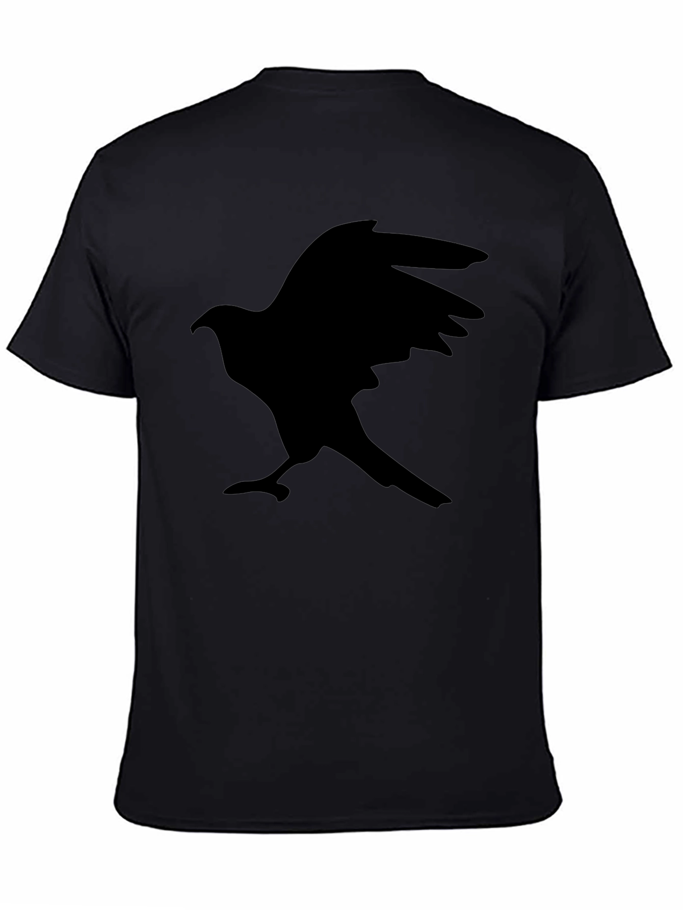 Black Raven Graphic T-Shirt - Mens Casual Tee