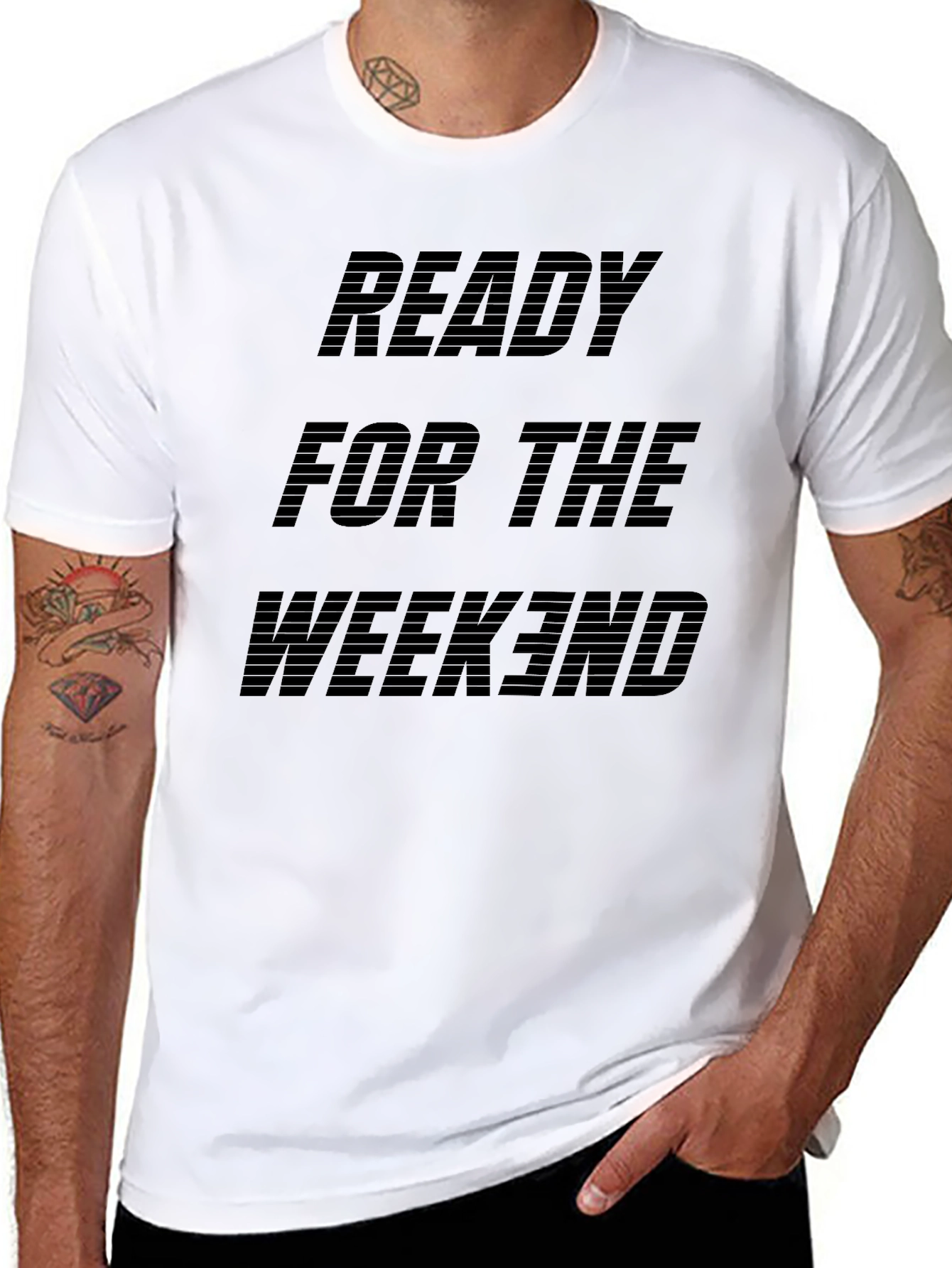 Ready For The Weekend Black T-Shirt