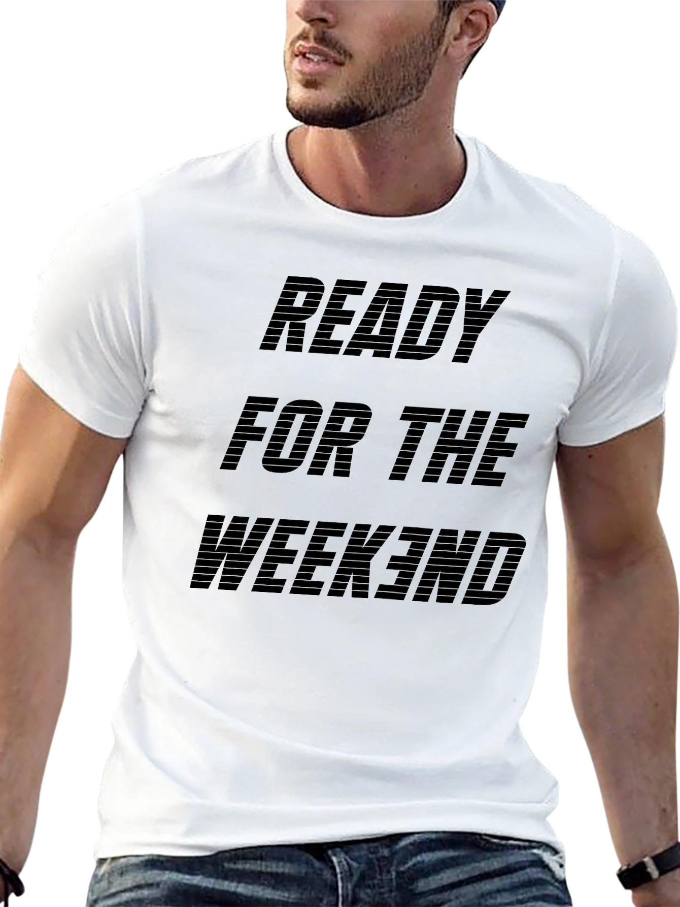 Ready For The Weekend Black T-Shirt