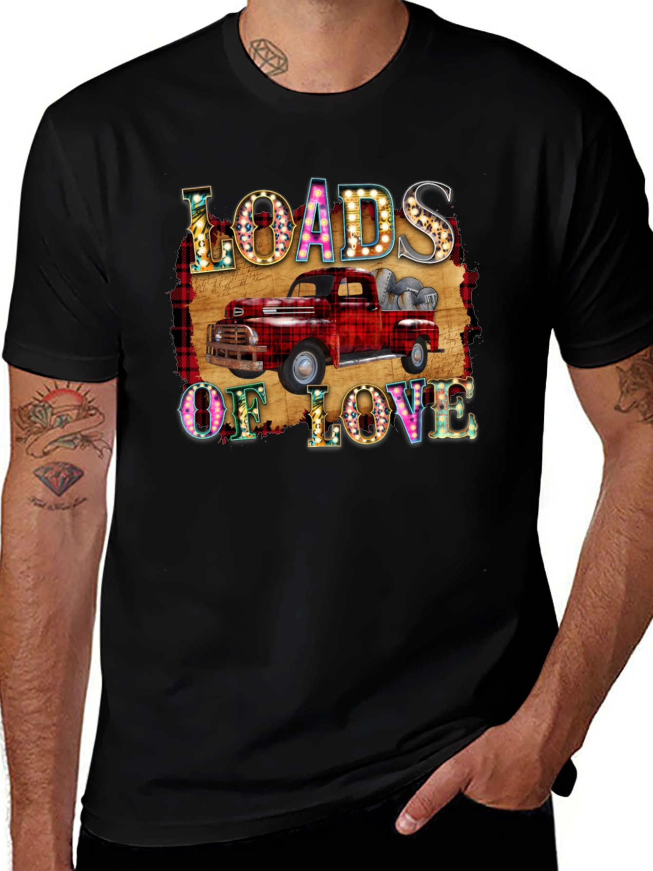Loads of Love Truck Graphic Tee