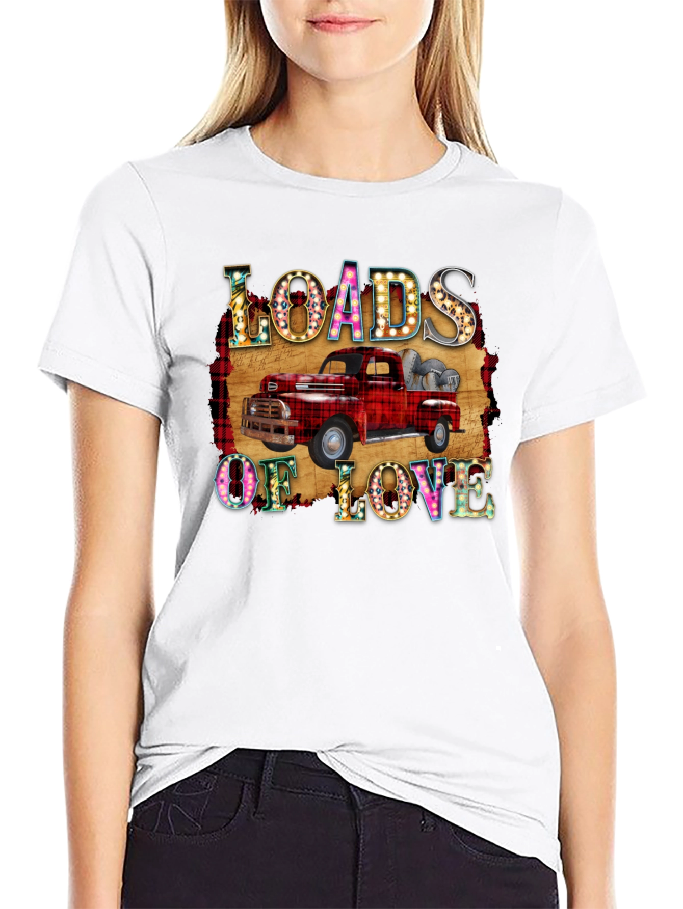 Loads of Love Truck Graphic Tee
