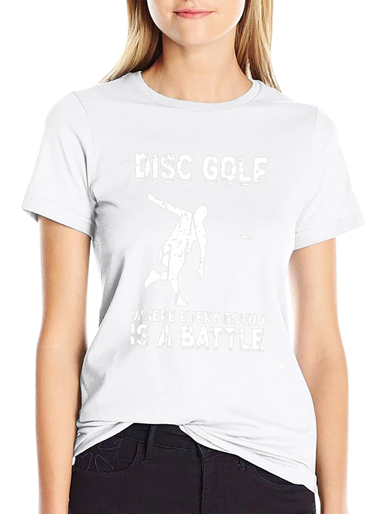 Disc Golf Battle T-Shirt - Black