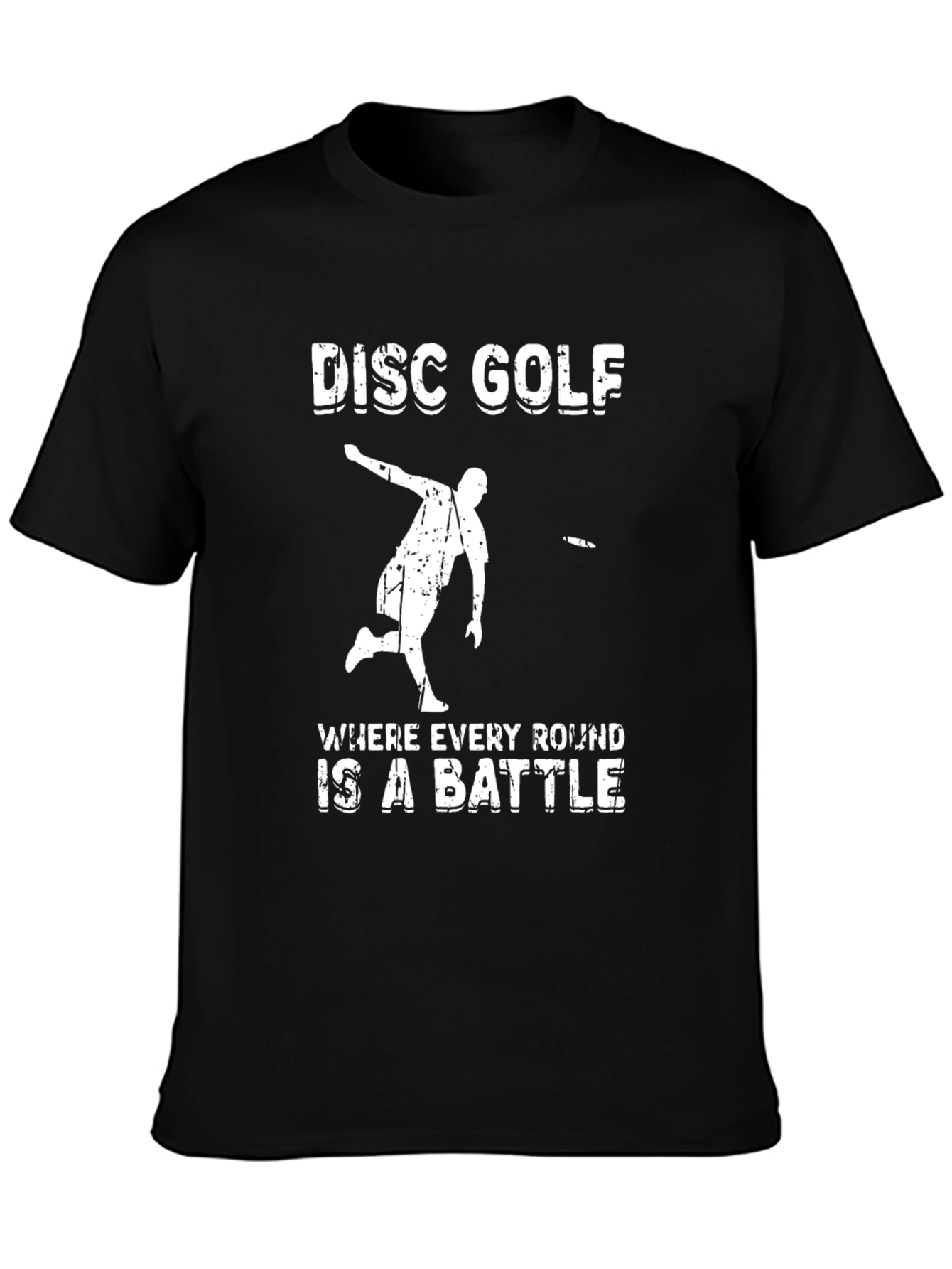 Disc Golf Battle T-Shirt - Black
