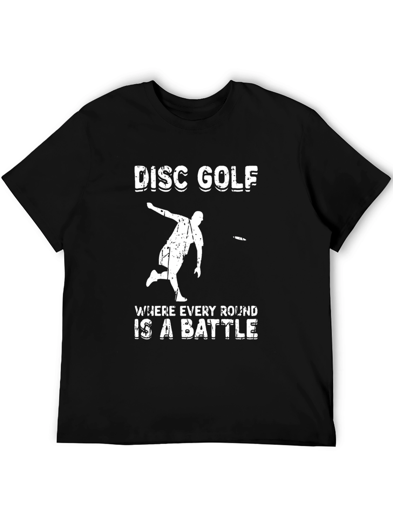 Disc Golf Battle T-Shirt - Black