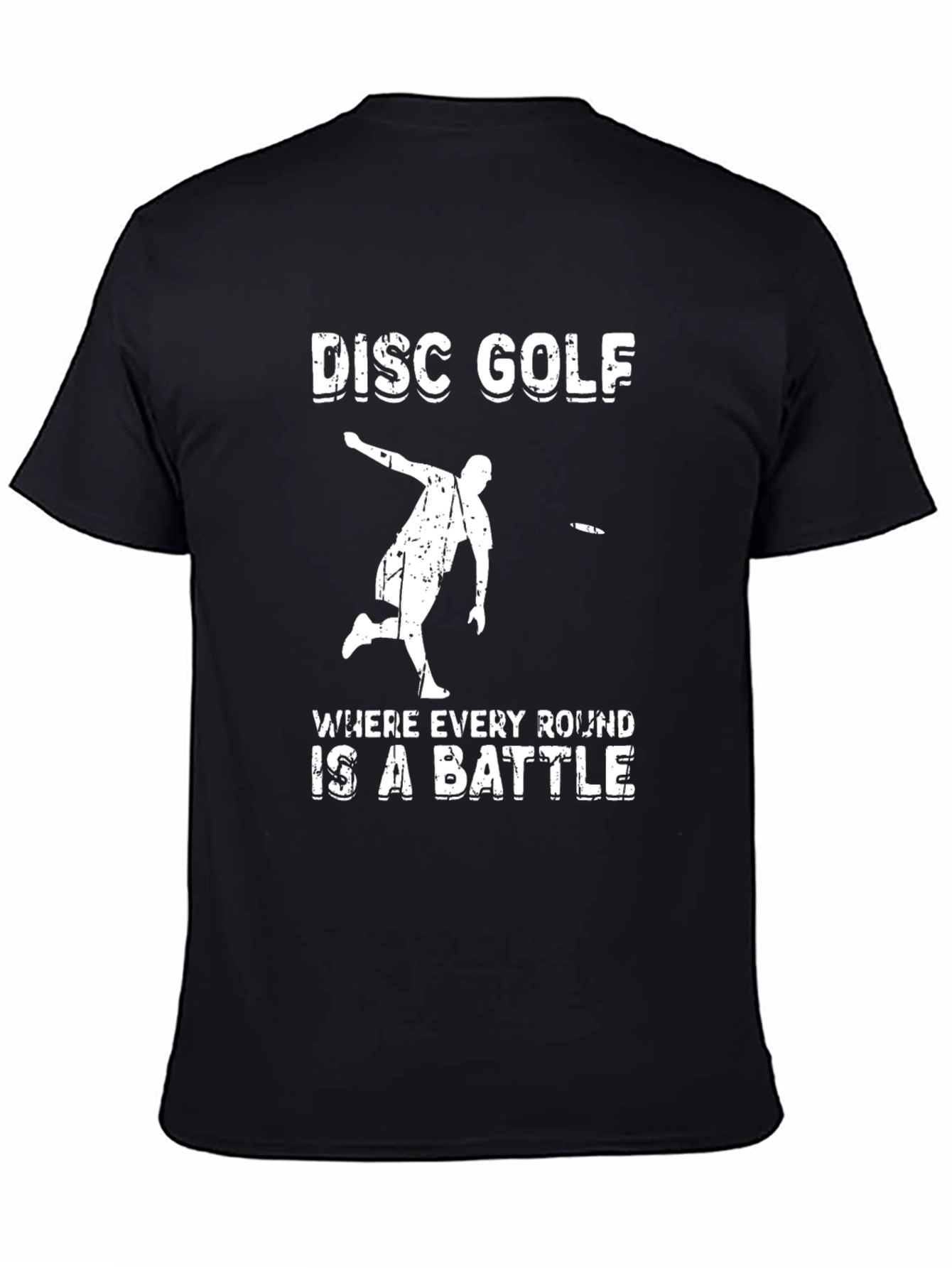 Disc Golf Battle T-Shirt - Black
