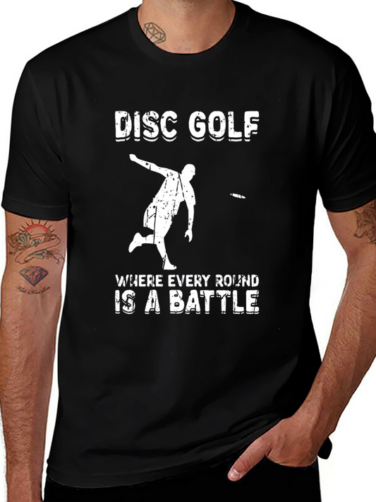 Disc Golf Battle T-Shirt - Black