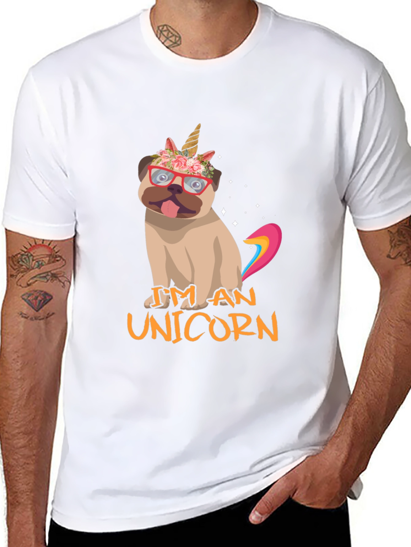 Im An Unicorn Pug T-Shirt