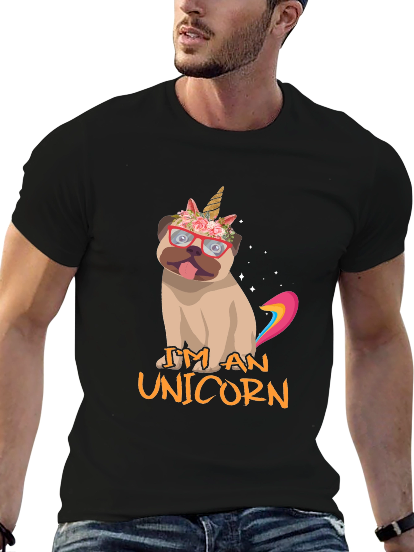 Im An Unicorn Pug T-Shirt
