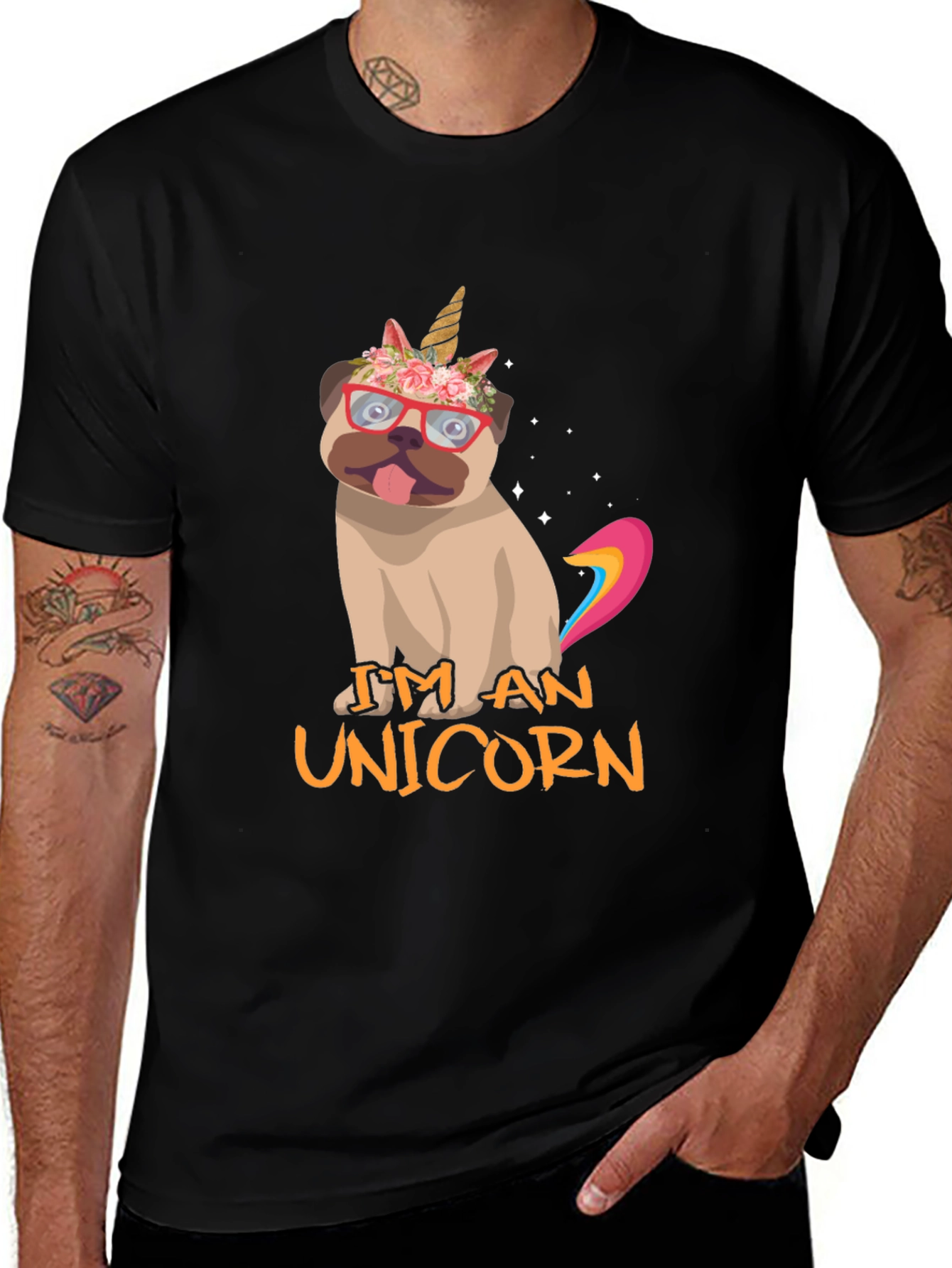 Im An Unicorn Pug T-Shirt