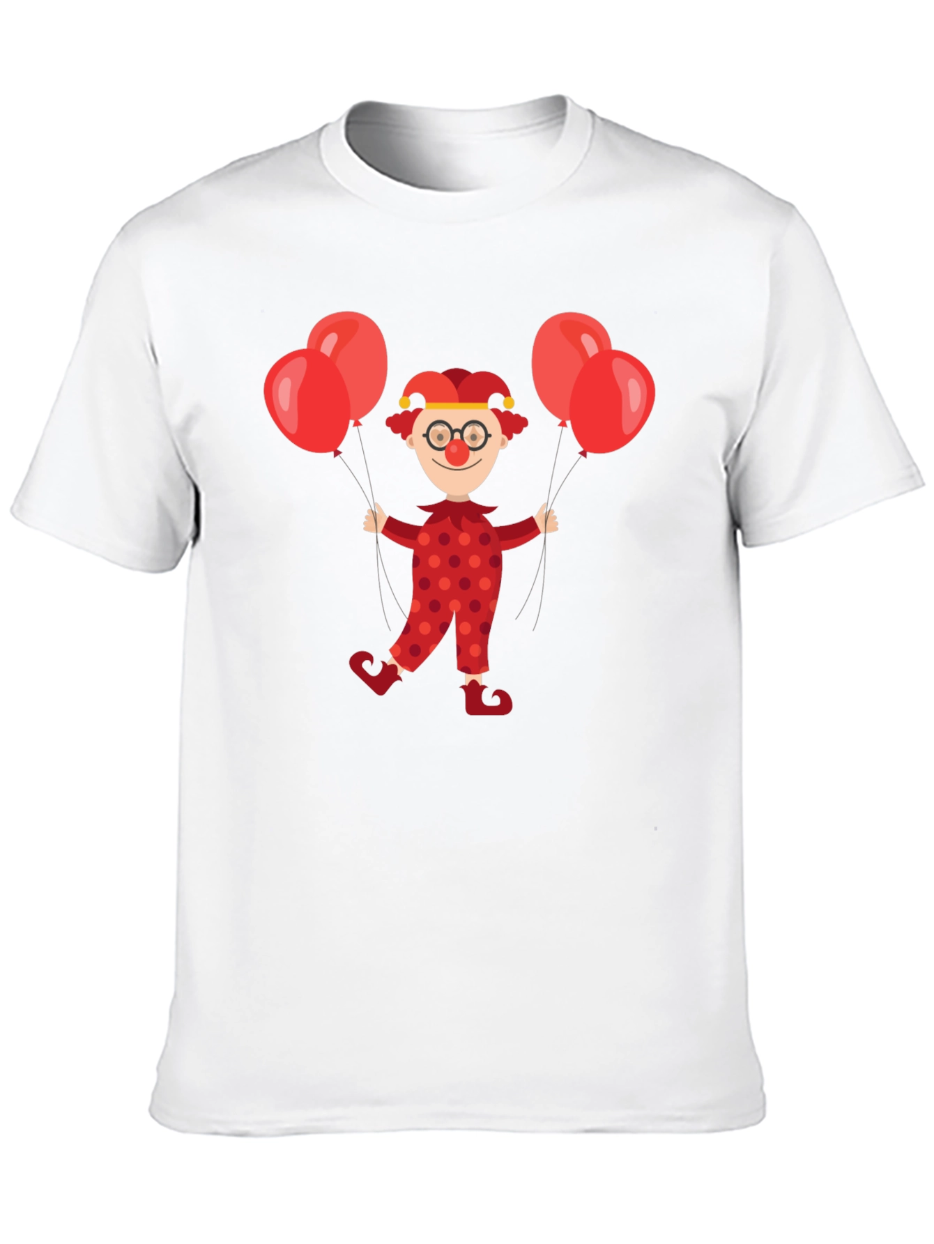 Clown with Balloons Graphic Tee