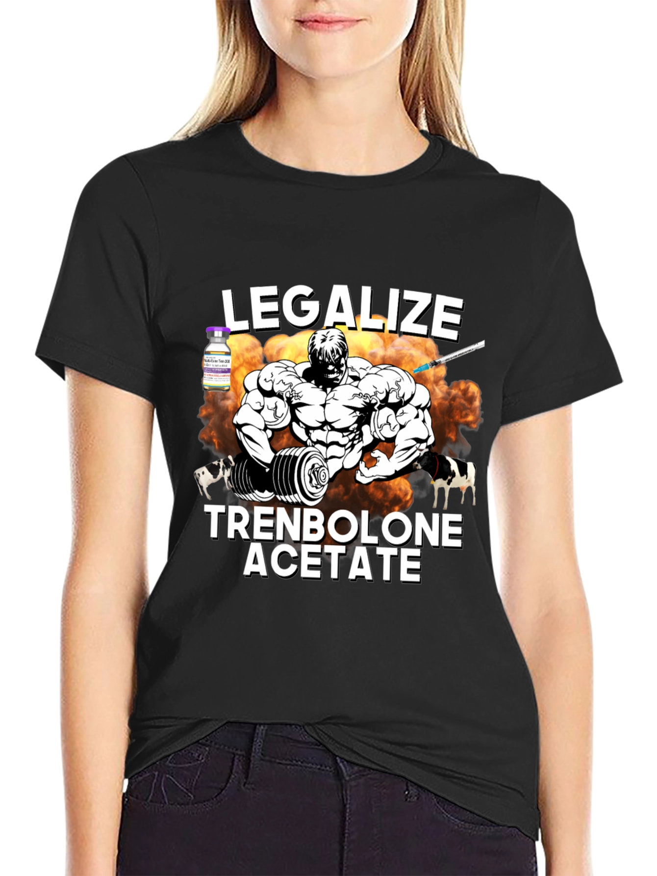 Legalize Trenbolone Acetate Graphic T-Shirt