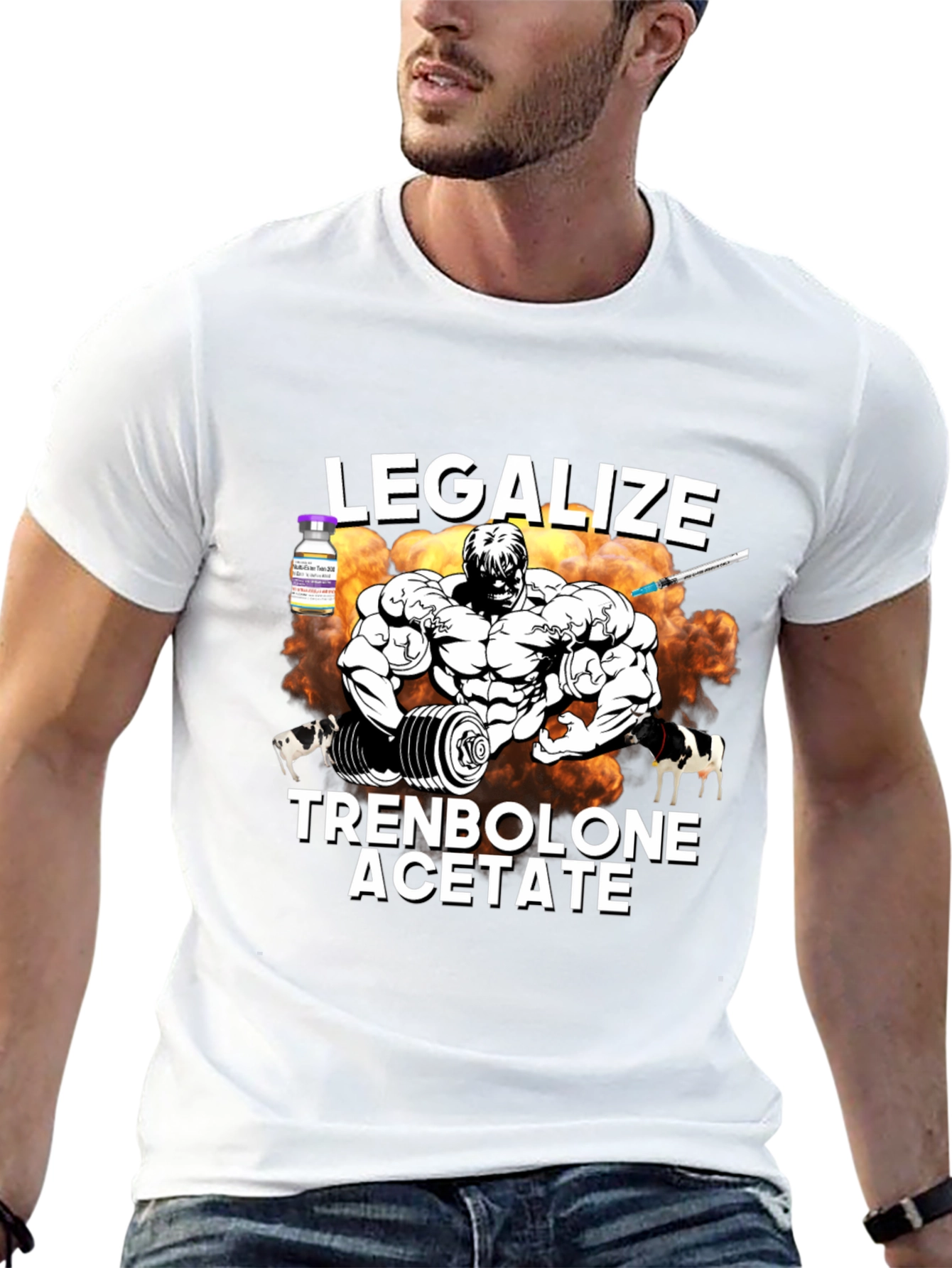 Legalize Trenbolone Acetate Graphic T-Shirt