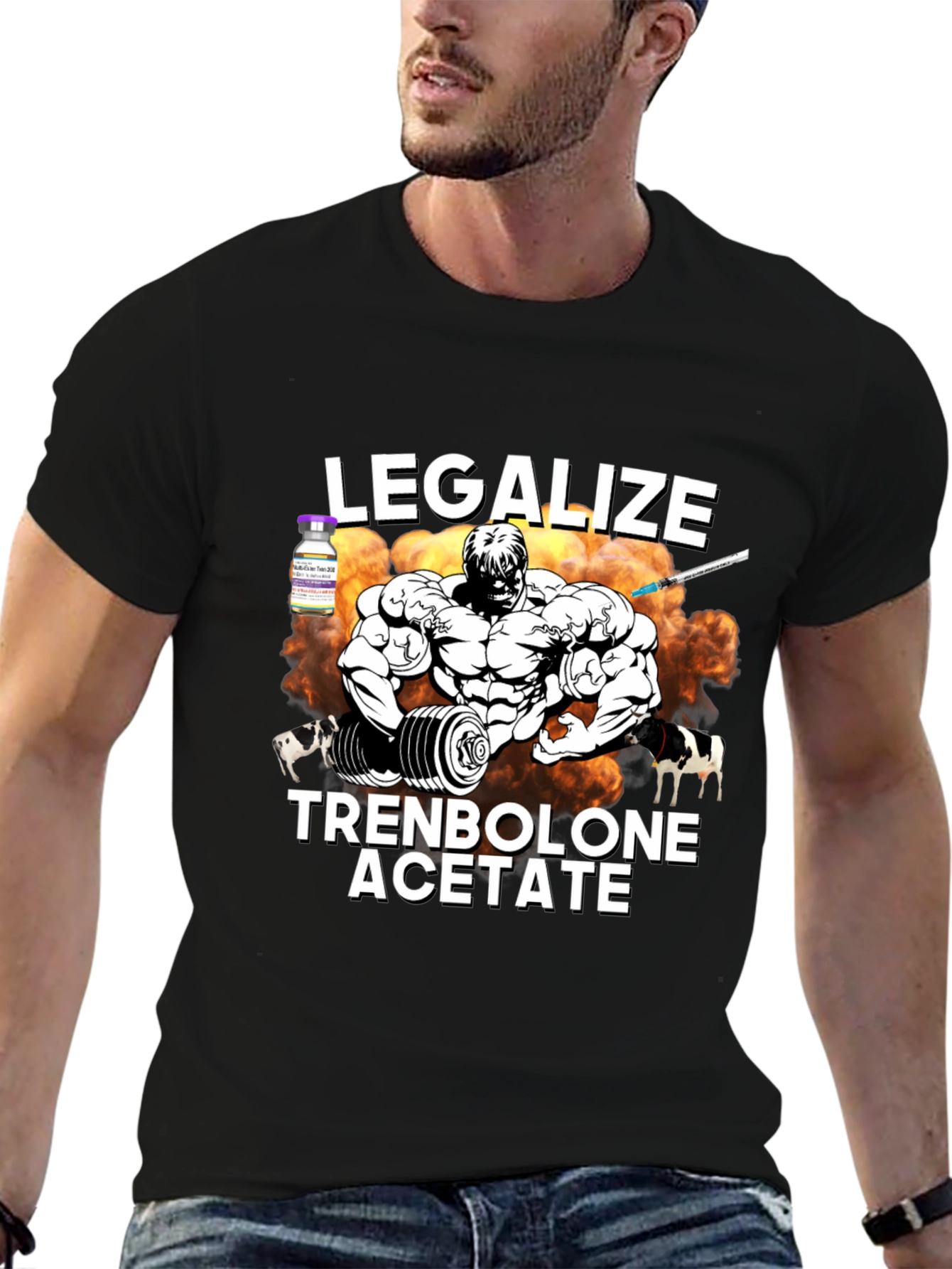 Legalize Trenbolone Acetate Graphic T-Shirt