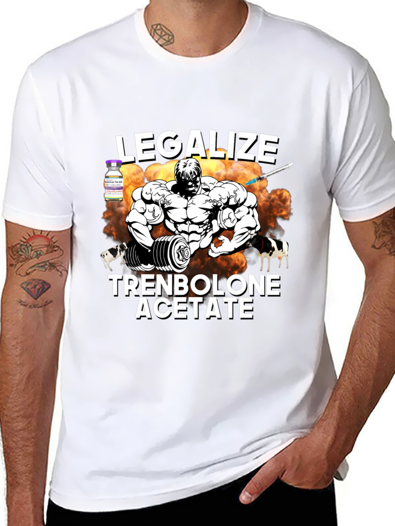 Legalize Trenbolone Acetate Graphic T-Shirt